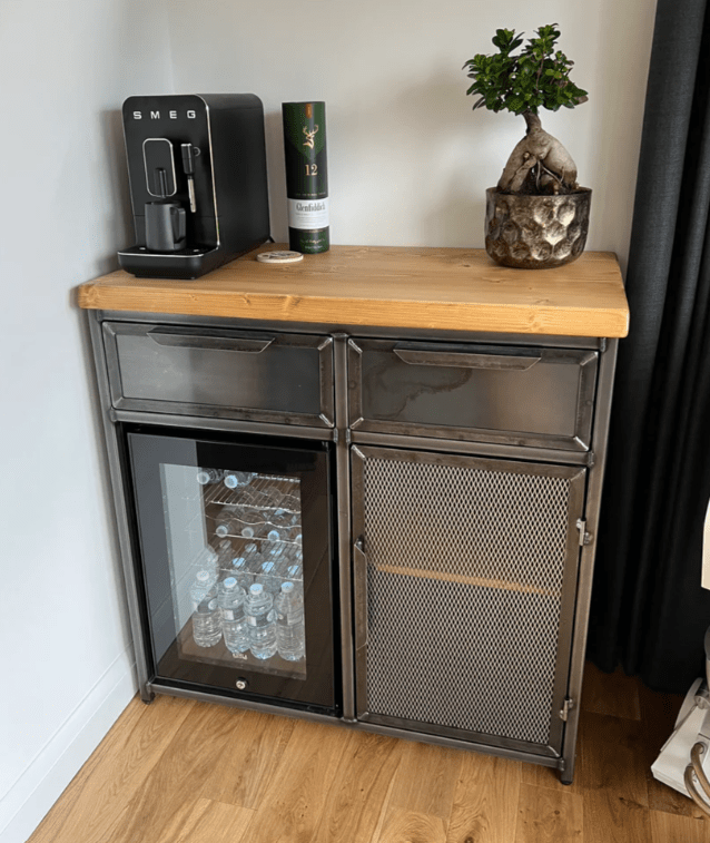 coffee station drinks cabinet