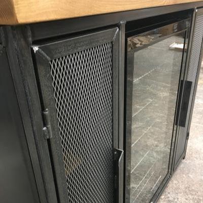 Bar Cabinet with Fridge – Industrial Home Bar Sideboard RSD Furniture
