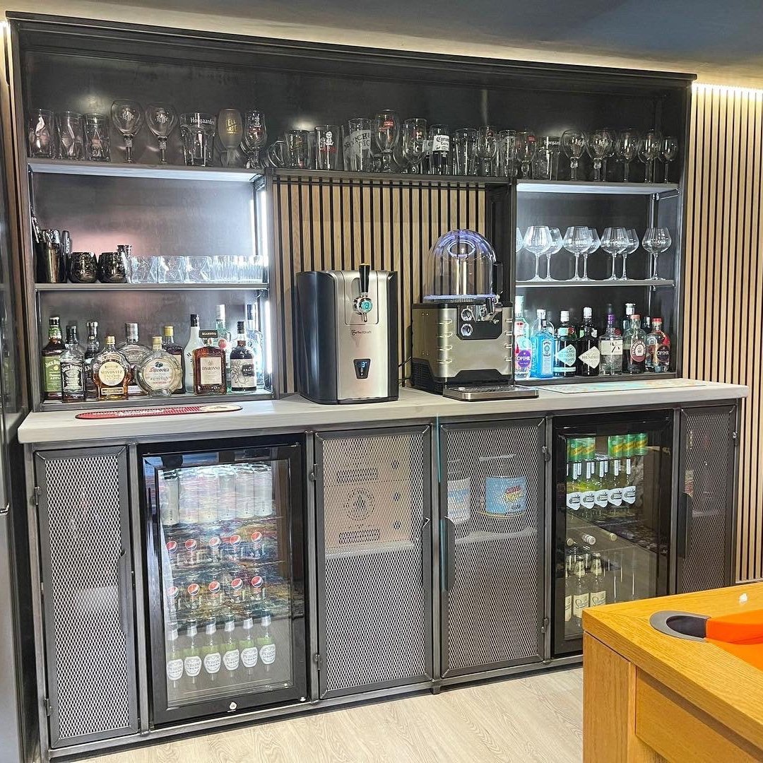 Premium Industrial Home Bar Cabinet RSD Furniture