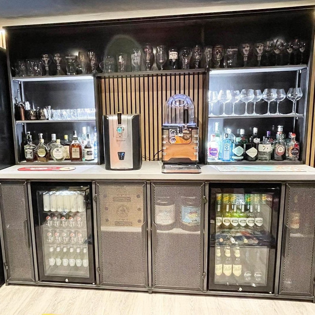 Premium Industrial Home Bar Cabinet RSD Furniture