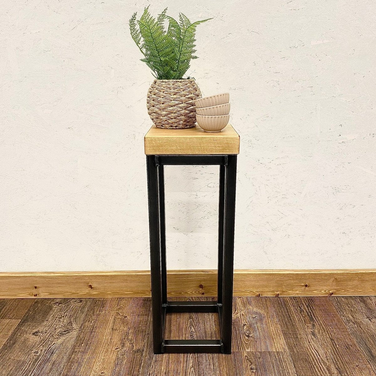 Slim Side Table with Metal Frame  RSD Furniture