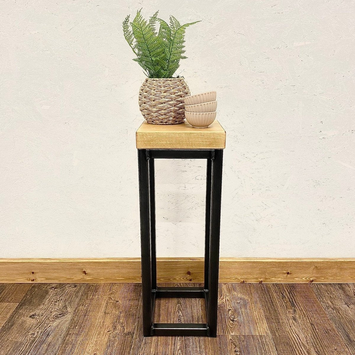 Slim Side Table with Metal Frame  RSD Furniture