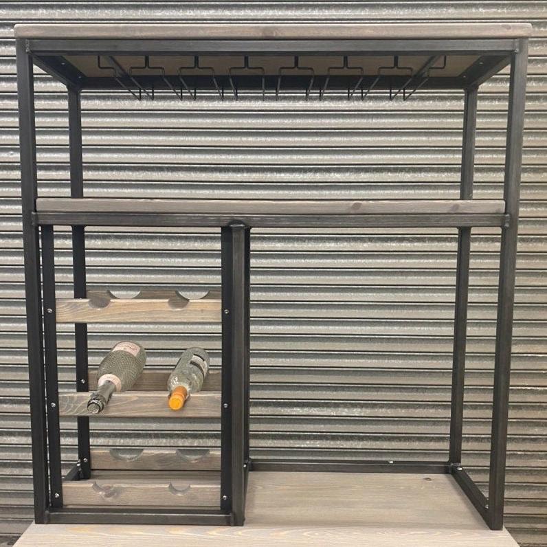 Modern Metal Wine Cabinet  RSD Furniture