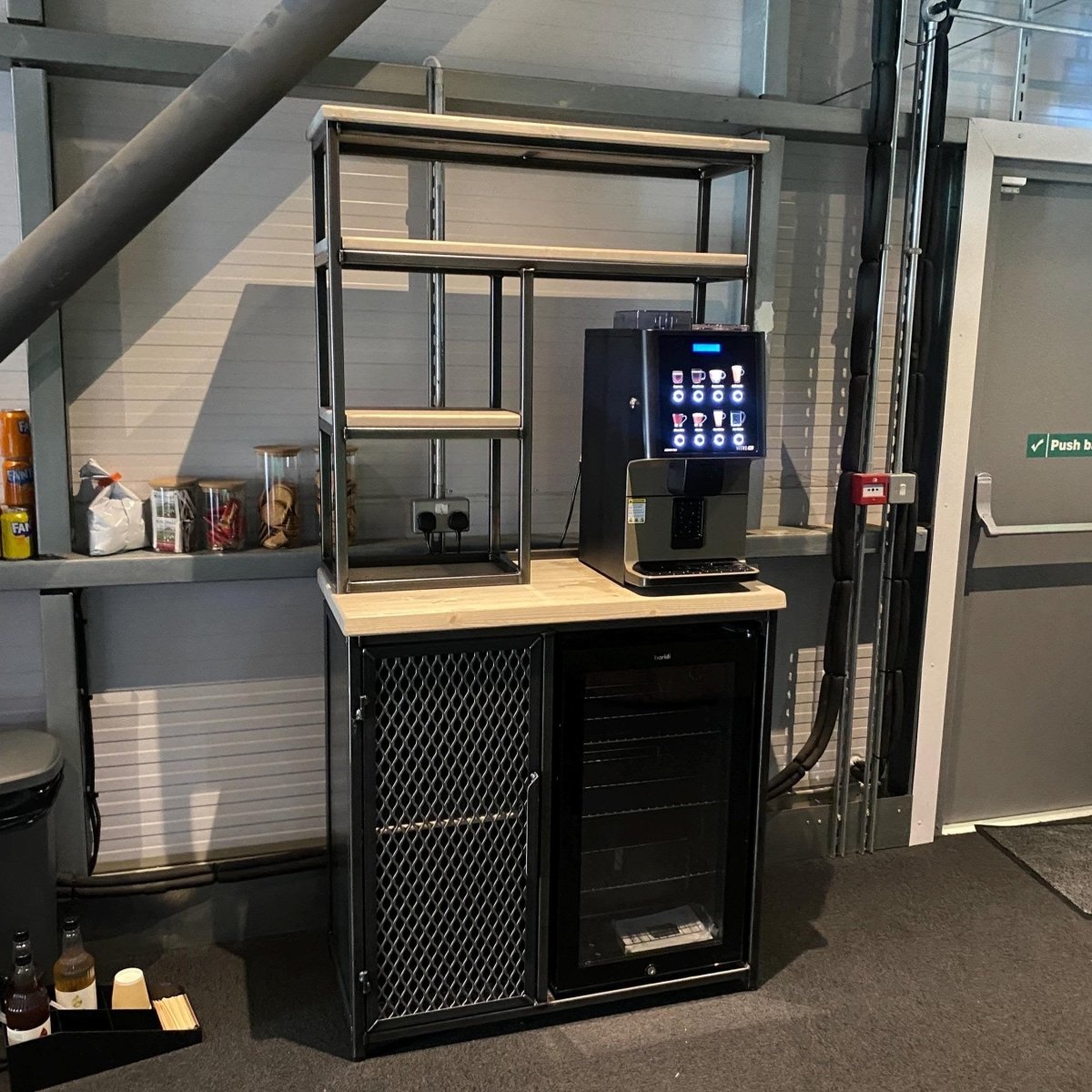 Industrial Coffee Bar Cabinet RSD Furniture