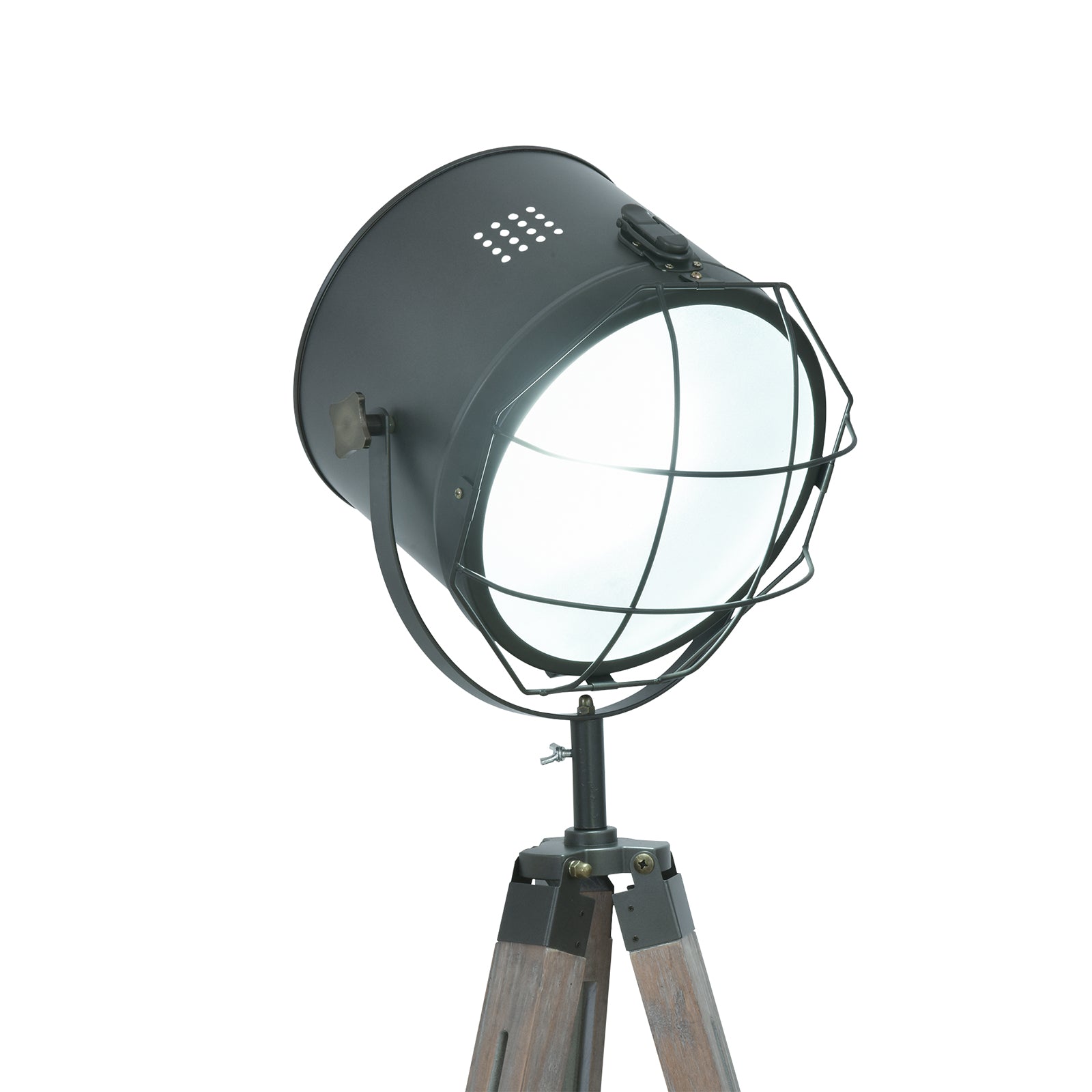 Industrial Style Tripod Floor Lamp  AOSOM   