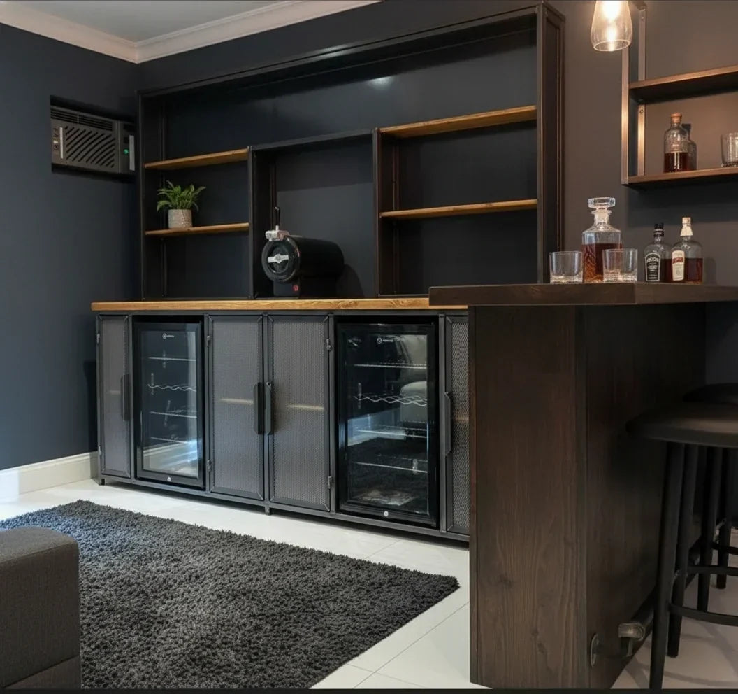 industrial home bar
