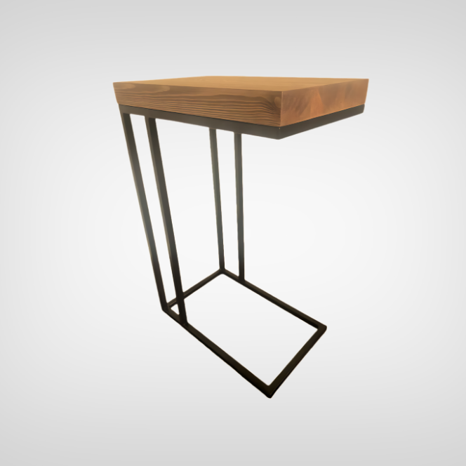 Sofa Side Table - C Shaped  RSD Furniture   