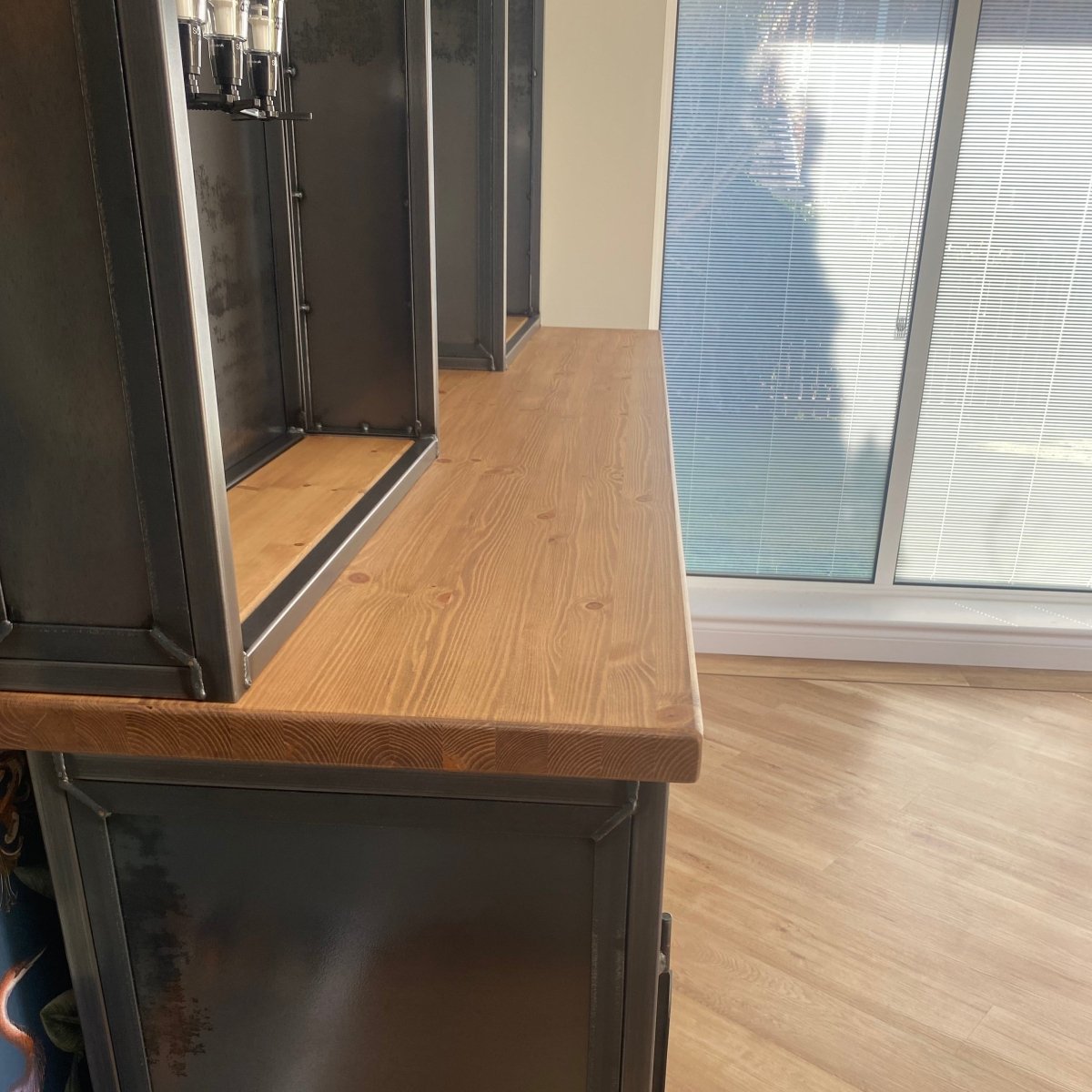 Home Bar Unit - Industrial Mancave Drinks Cabinet RSD Furniture