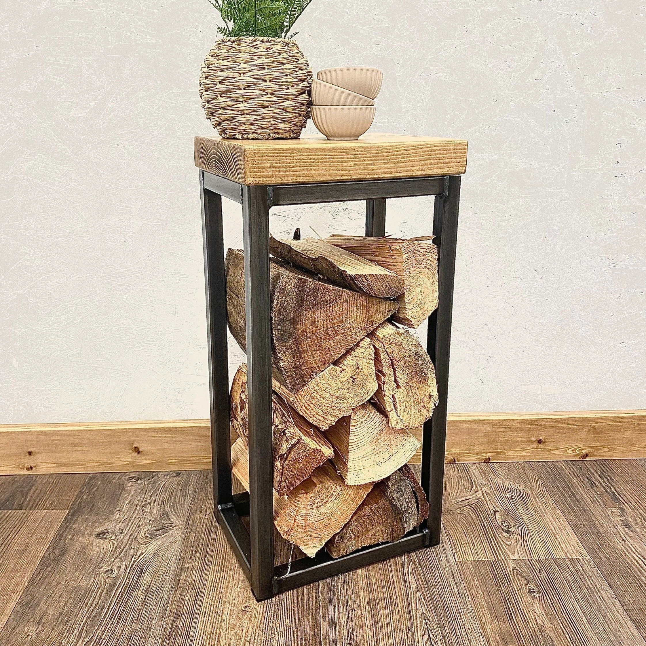 Indoor Log Storage Table RSD Furniture