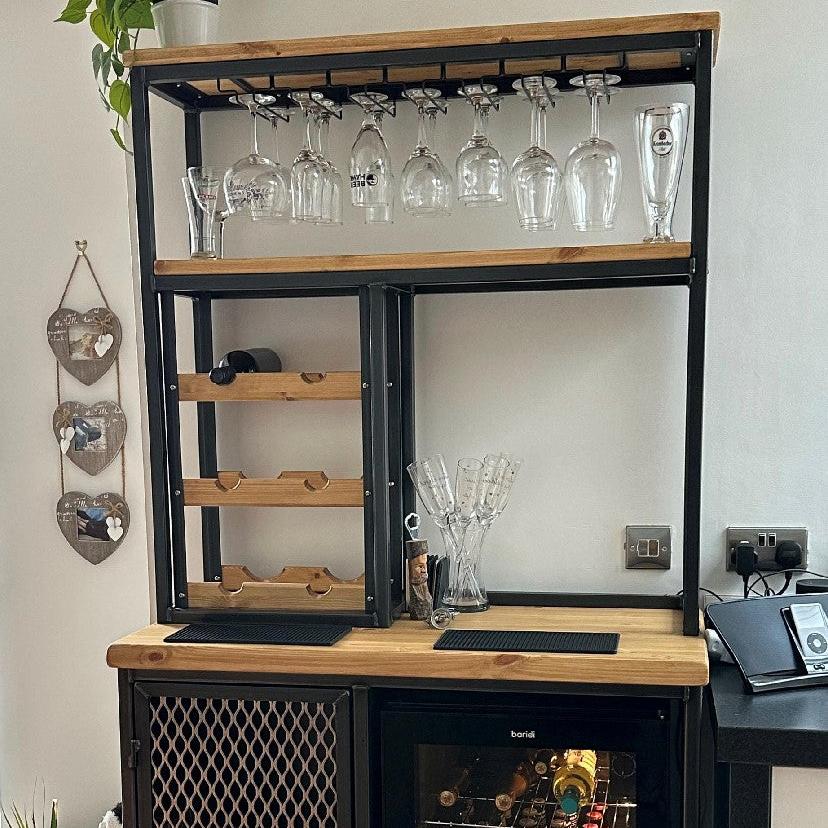 Industrial Wine Cabinet  RSD Furniture   