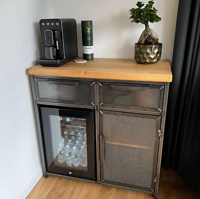 MODERN DRINKS CABINET COFFEE STATION