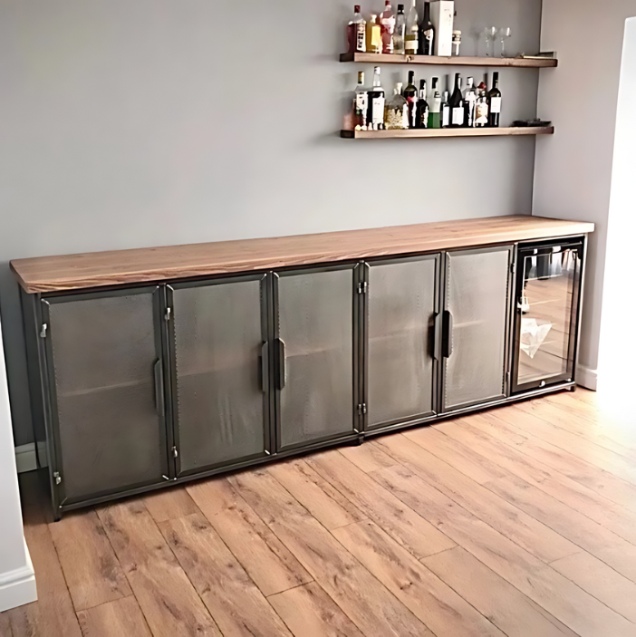 Large Drinks Cabinet with Beer Fridge  RSD Furniture   