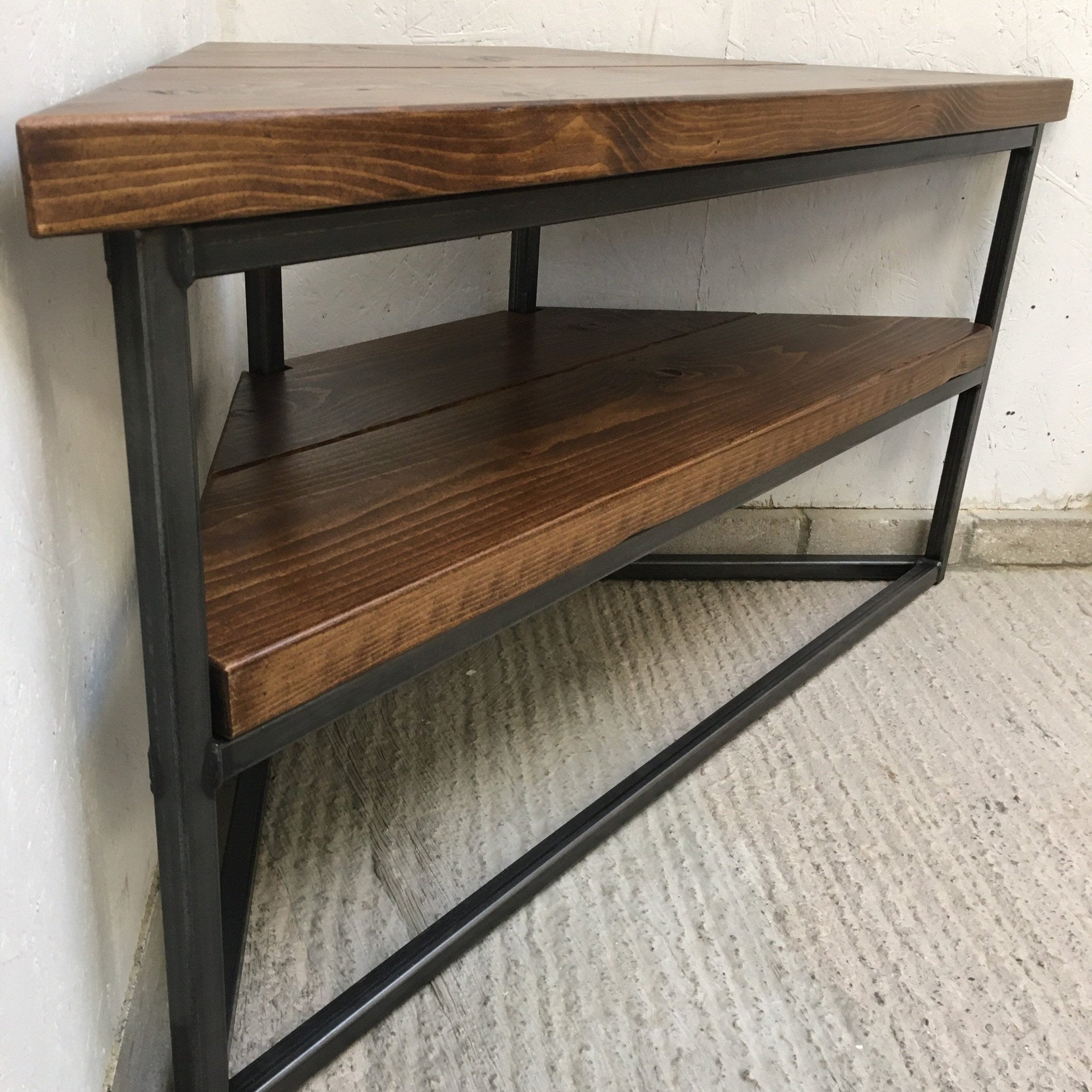 Industrial Corner TV Unit  RSD Furniture    