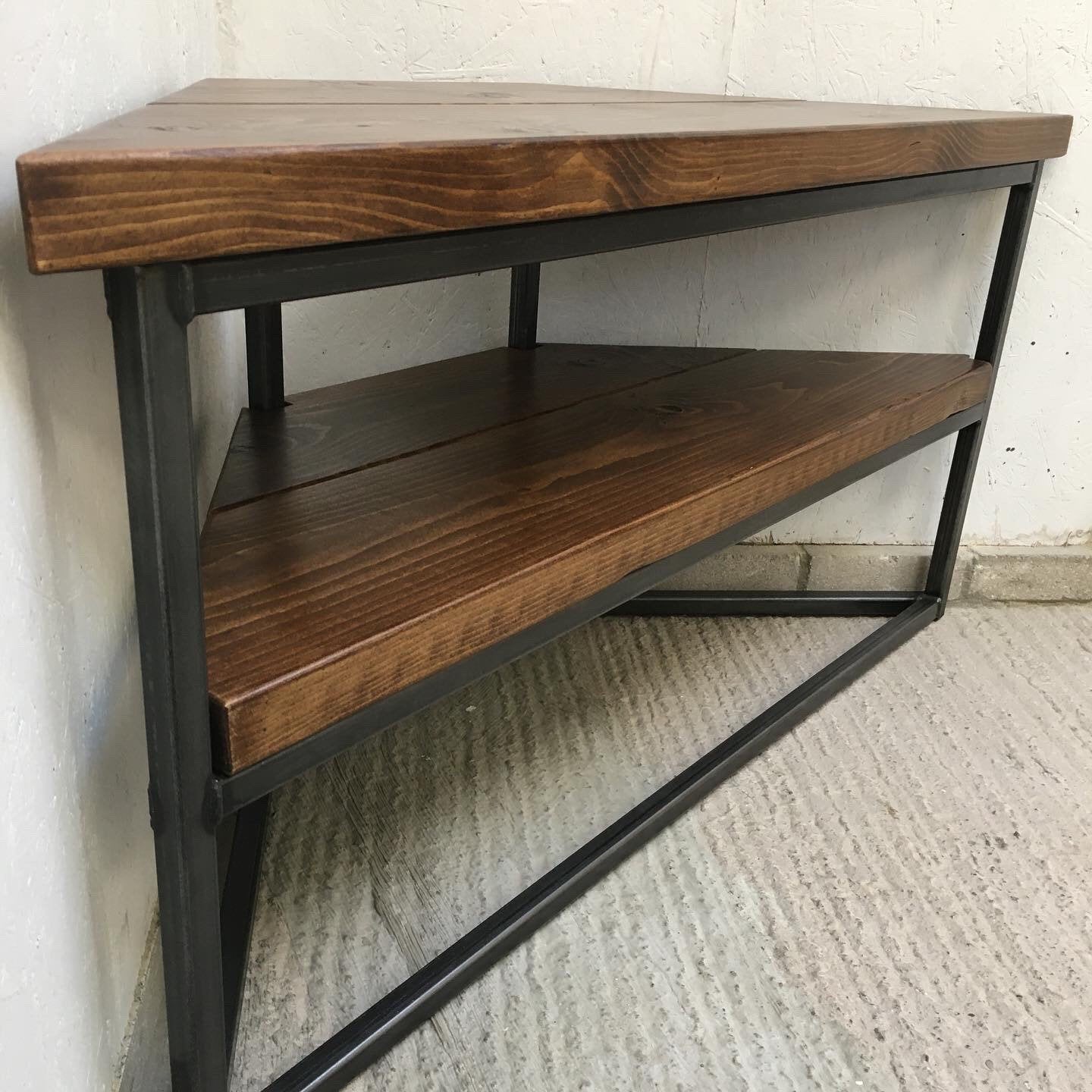 Industrial Corner TV Unit  RSD Furniture    