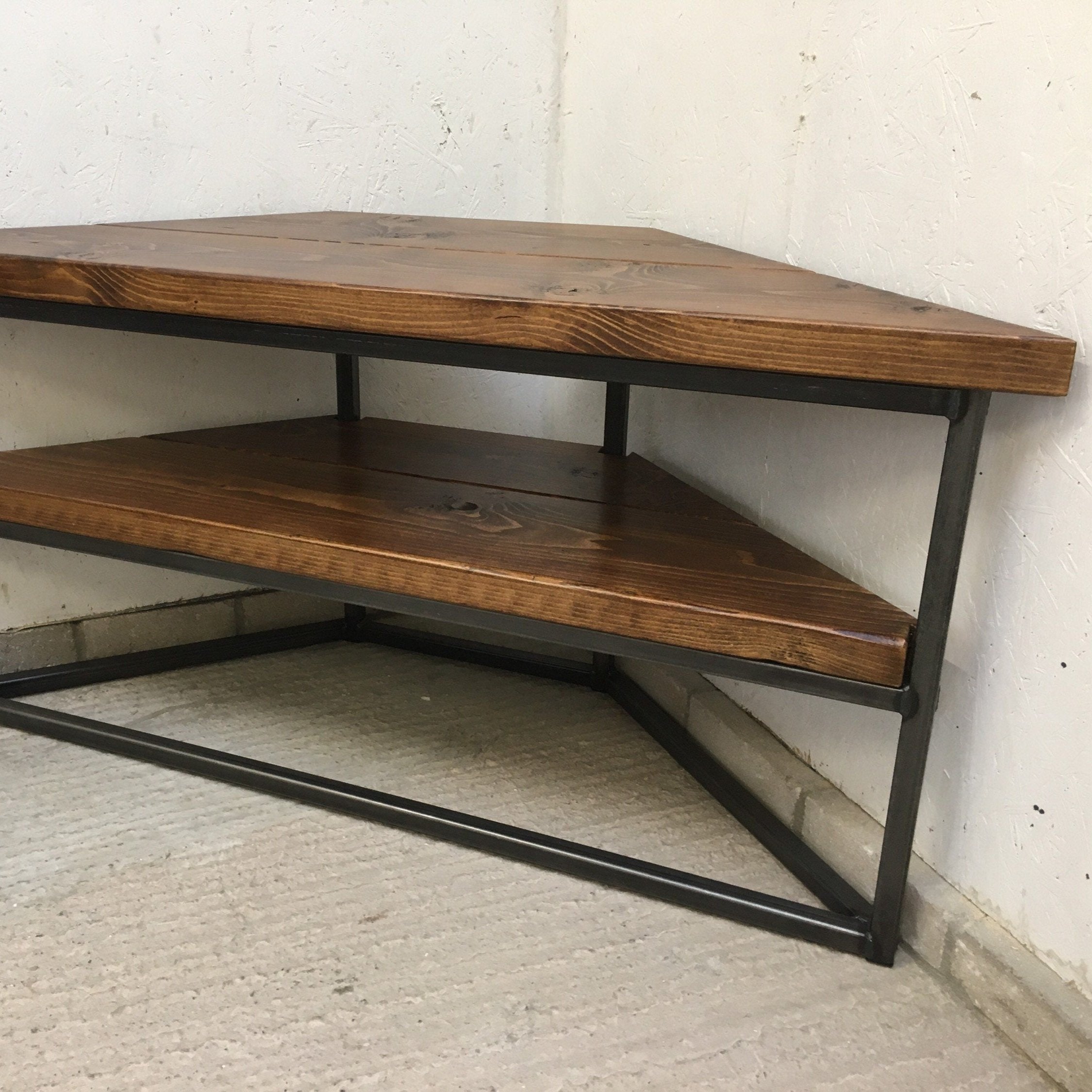 Industrial Corner TV Unit  RSD Furniture    