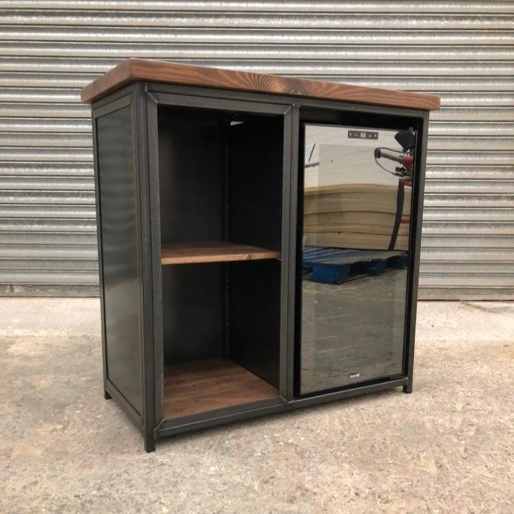 Small Wine Fridge Cabinet  RSD Furniture    