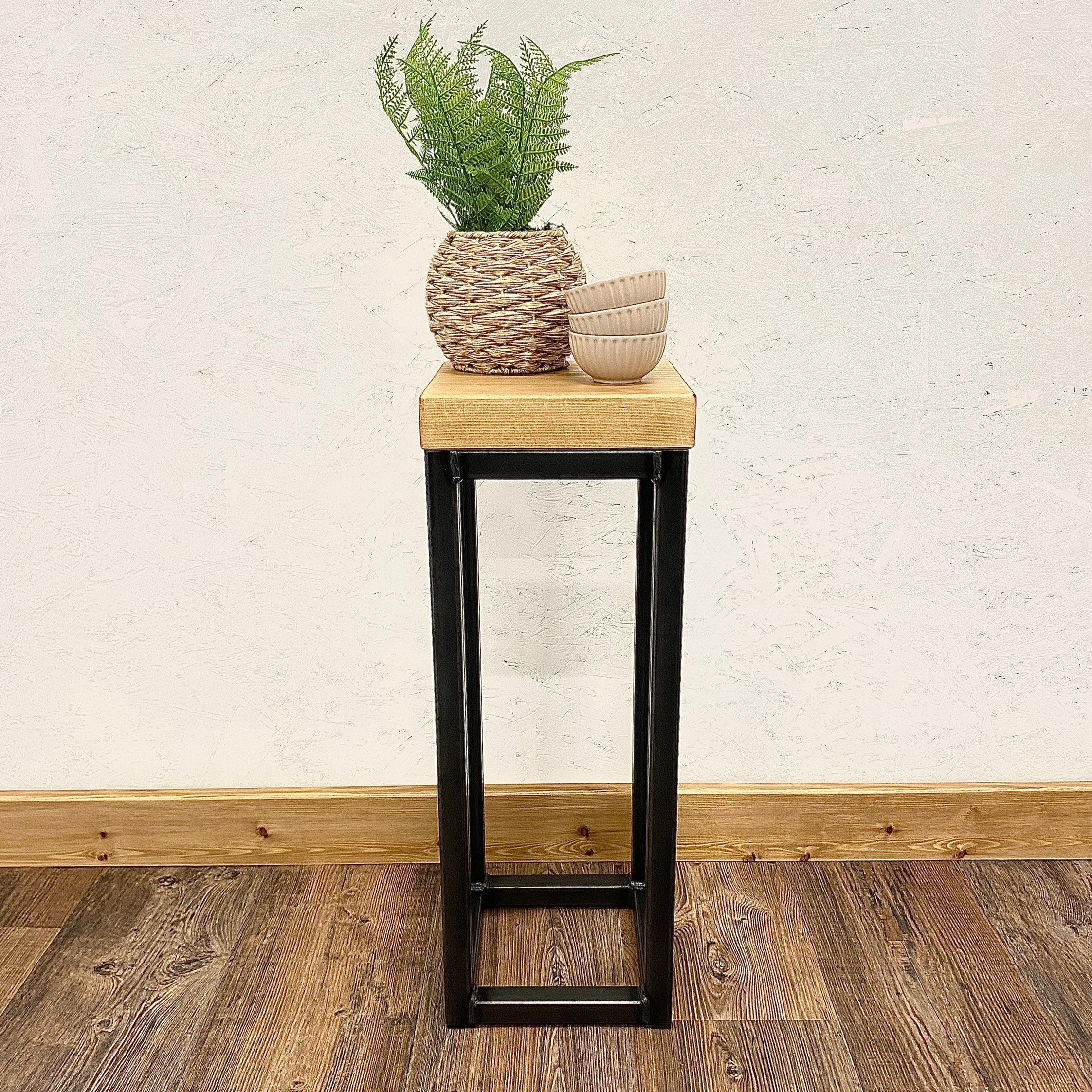 Slim Side Table with Metal Frame  RSD Furniture    