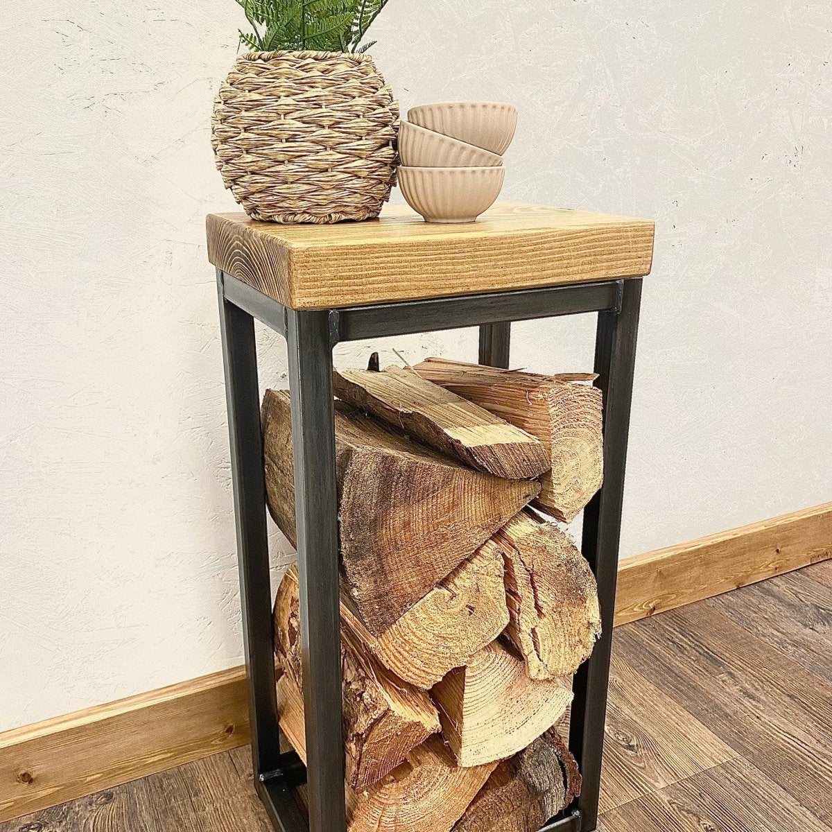 Indoor Log Storage Table RSD Furniture