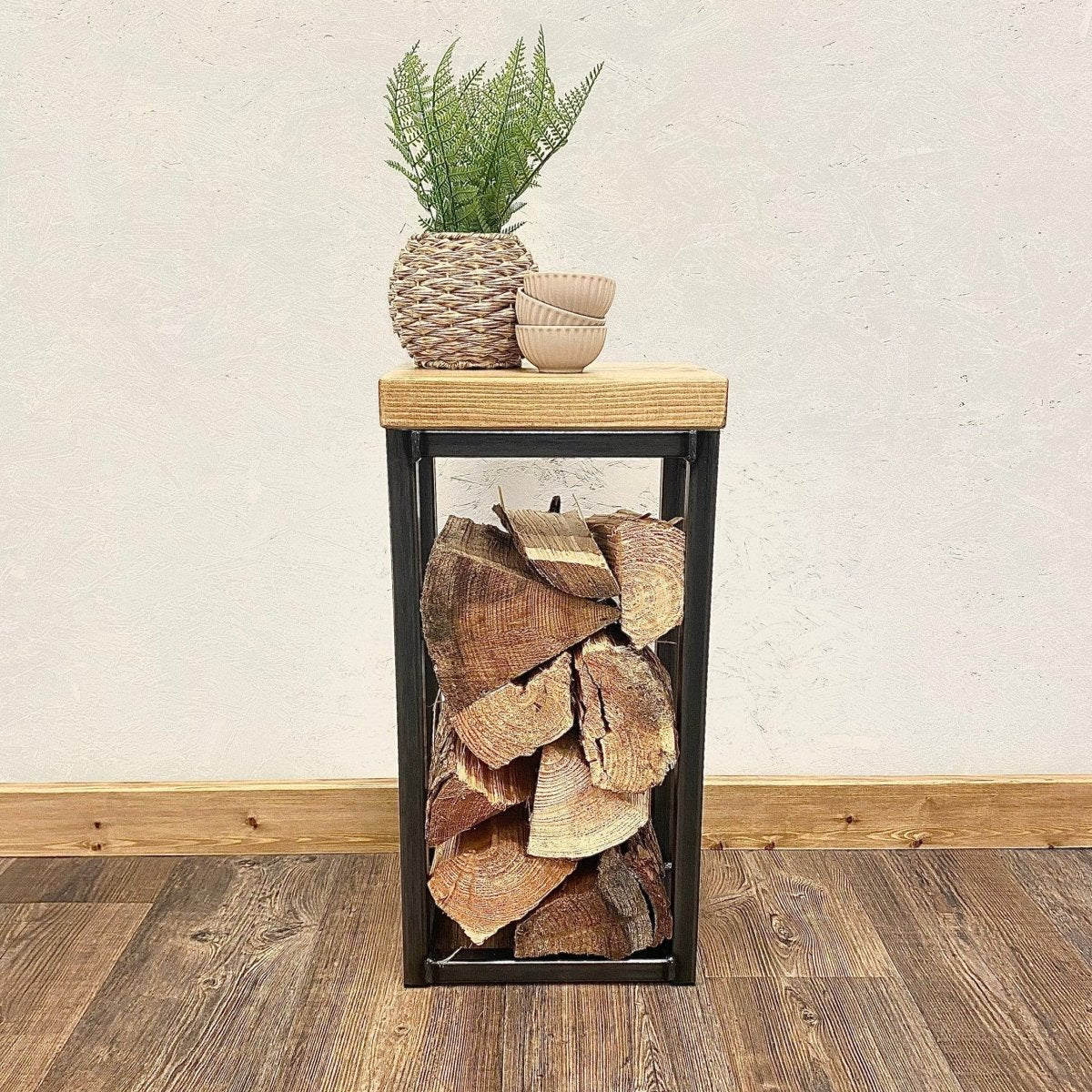 Indoor Log Storage Table RSD Furniture