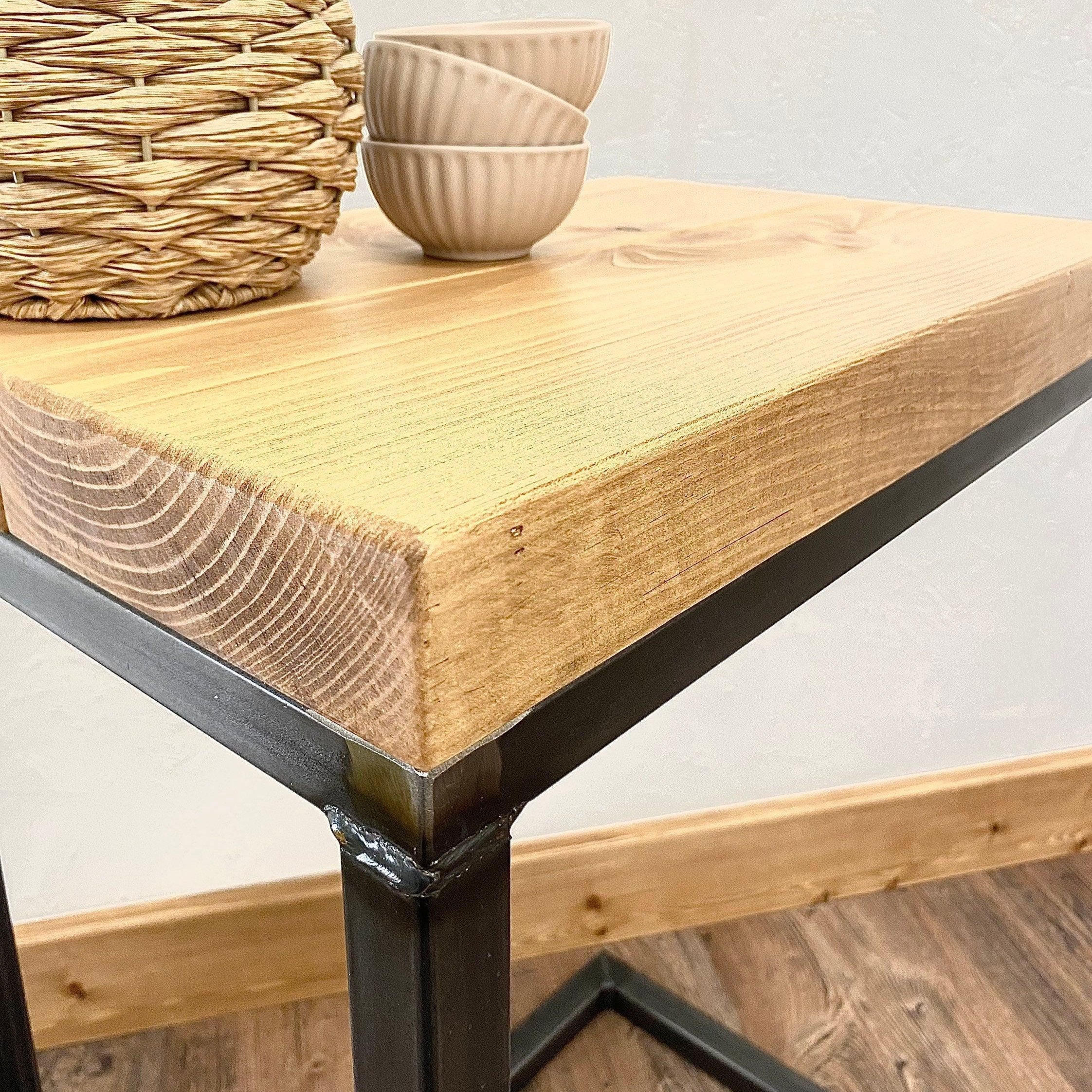 Minimalist Modern C-Shaped Sofa Table RSD Furniture