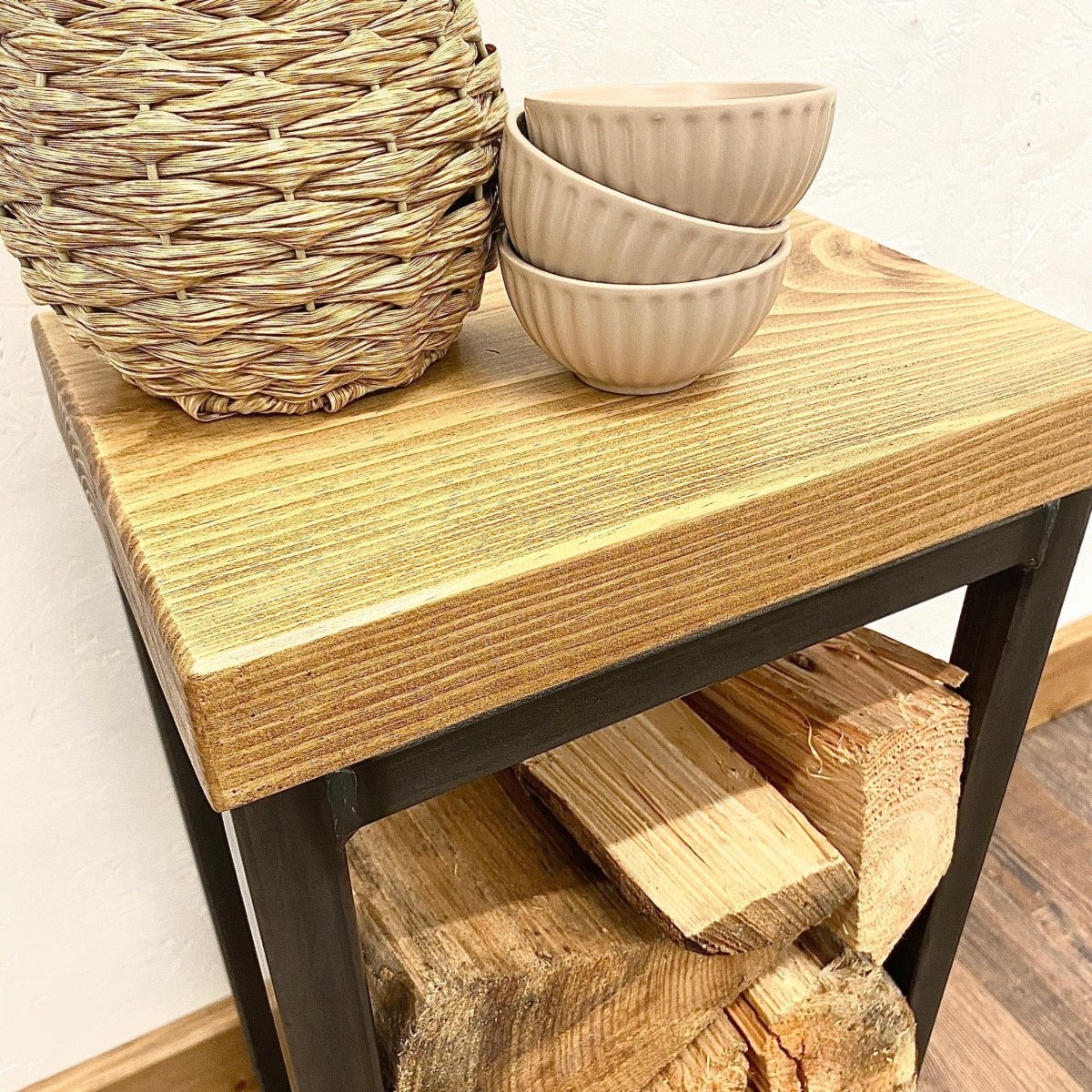 Indoor Log Storage Table RSD Furniture