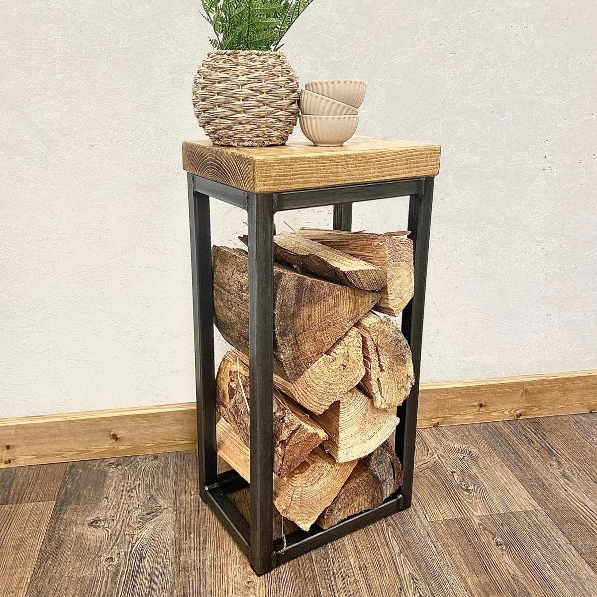 Indoor Log Storage Table RSD Furniture