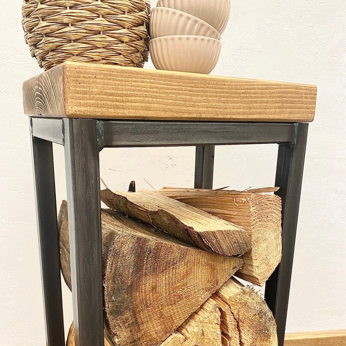 Indoor Log Storage Table RSD Furniture