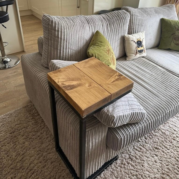 Compact C-Shaped Sofa Table RSD Furniture