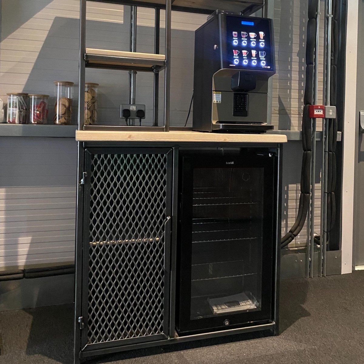 Industrial Coffee Bar Cabinet RSD Furniture