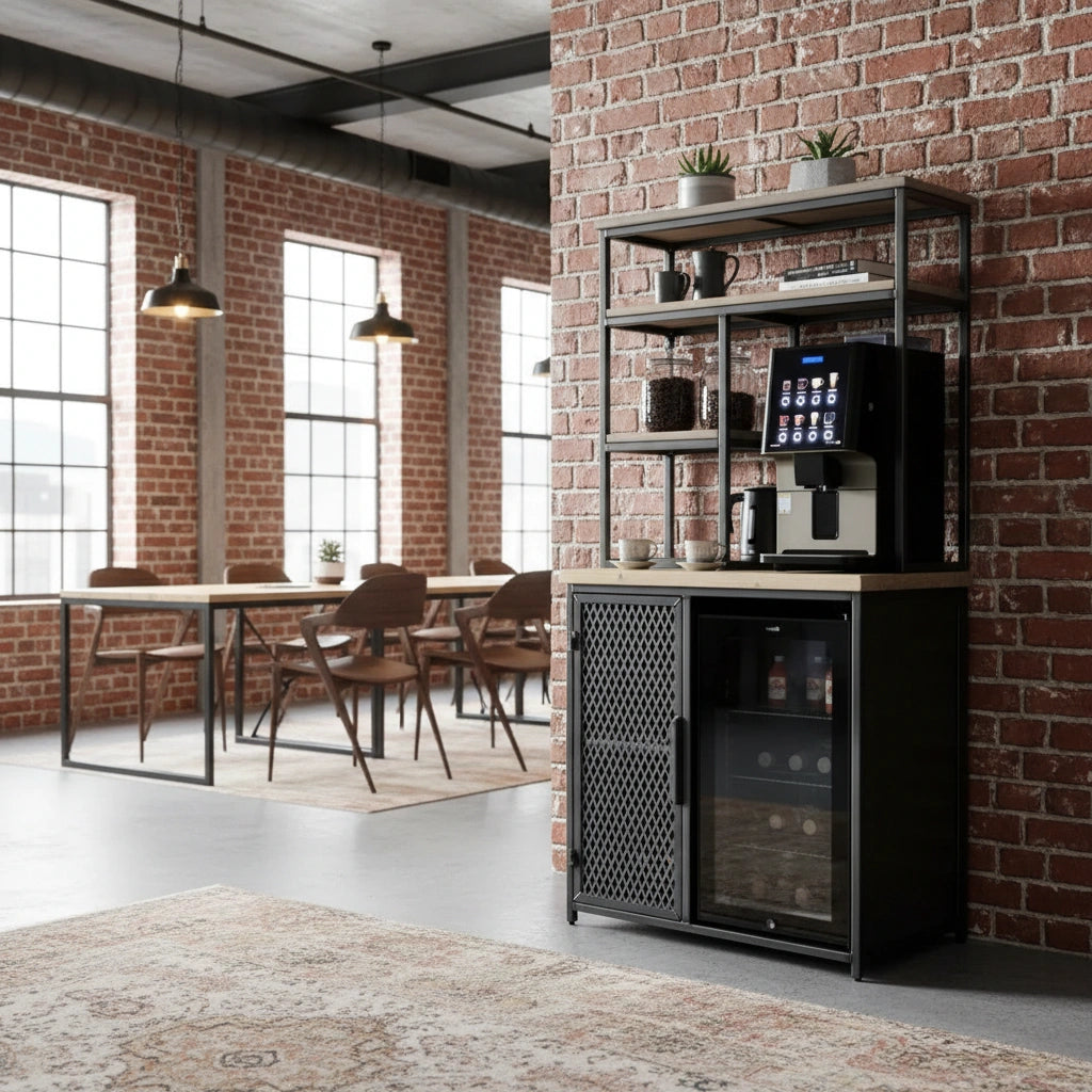 Industrial Coffee Bar Cabinet RSD Furniture. Coffee stations
