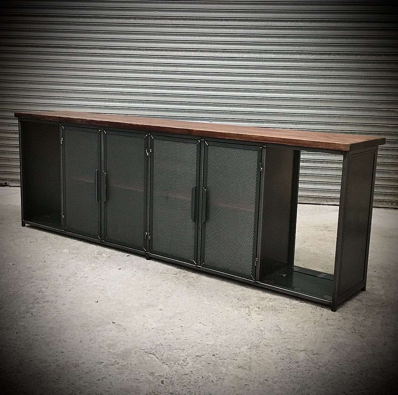 Industrial sideboard with Drinks Cooler - Drinks Cabinet - Home Bar  RSD Furniture   