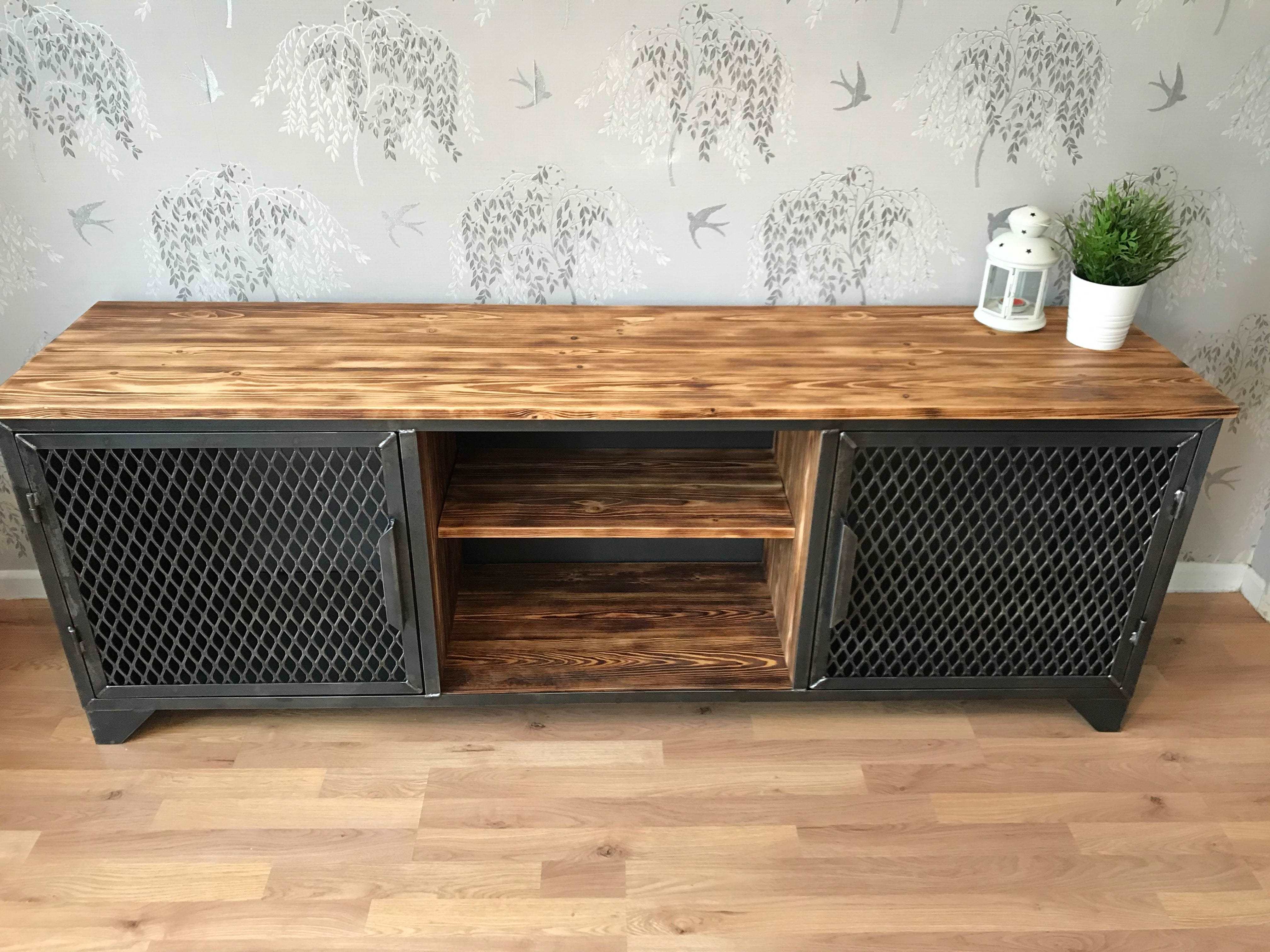 Industrial Style TV Stand - TV Unit - TV Cabinet Industrial TV unit Media console RSD Furniture   