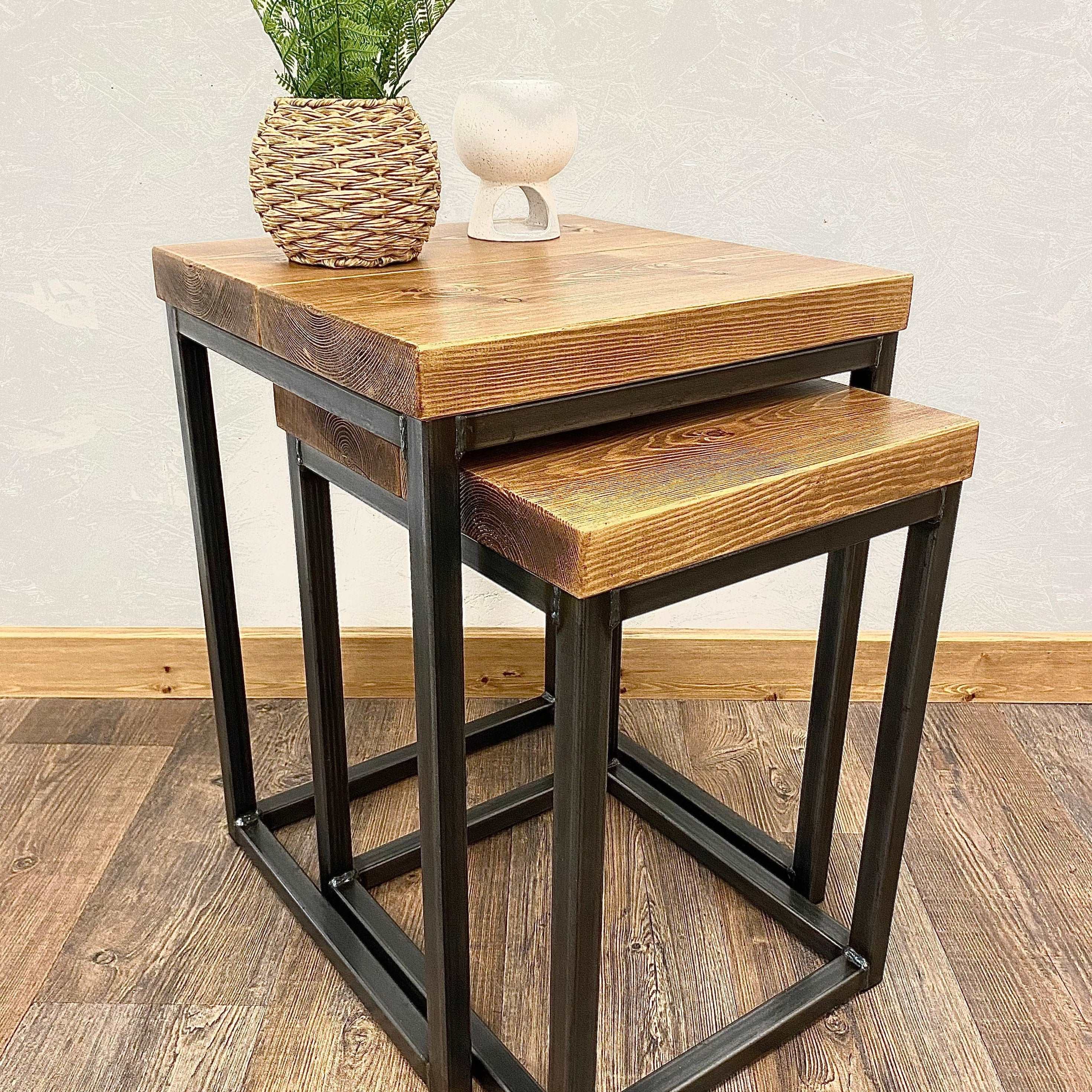 Industrial Style Nest of Tables Nest of Tables Nesting tables FREE DELIVERY   