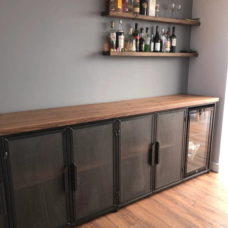 Large Drinks Cabinet with Beer Fridge  RSD Furniture   