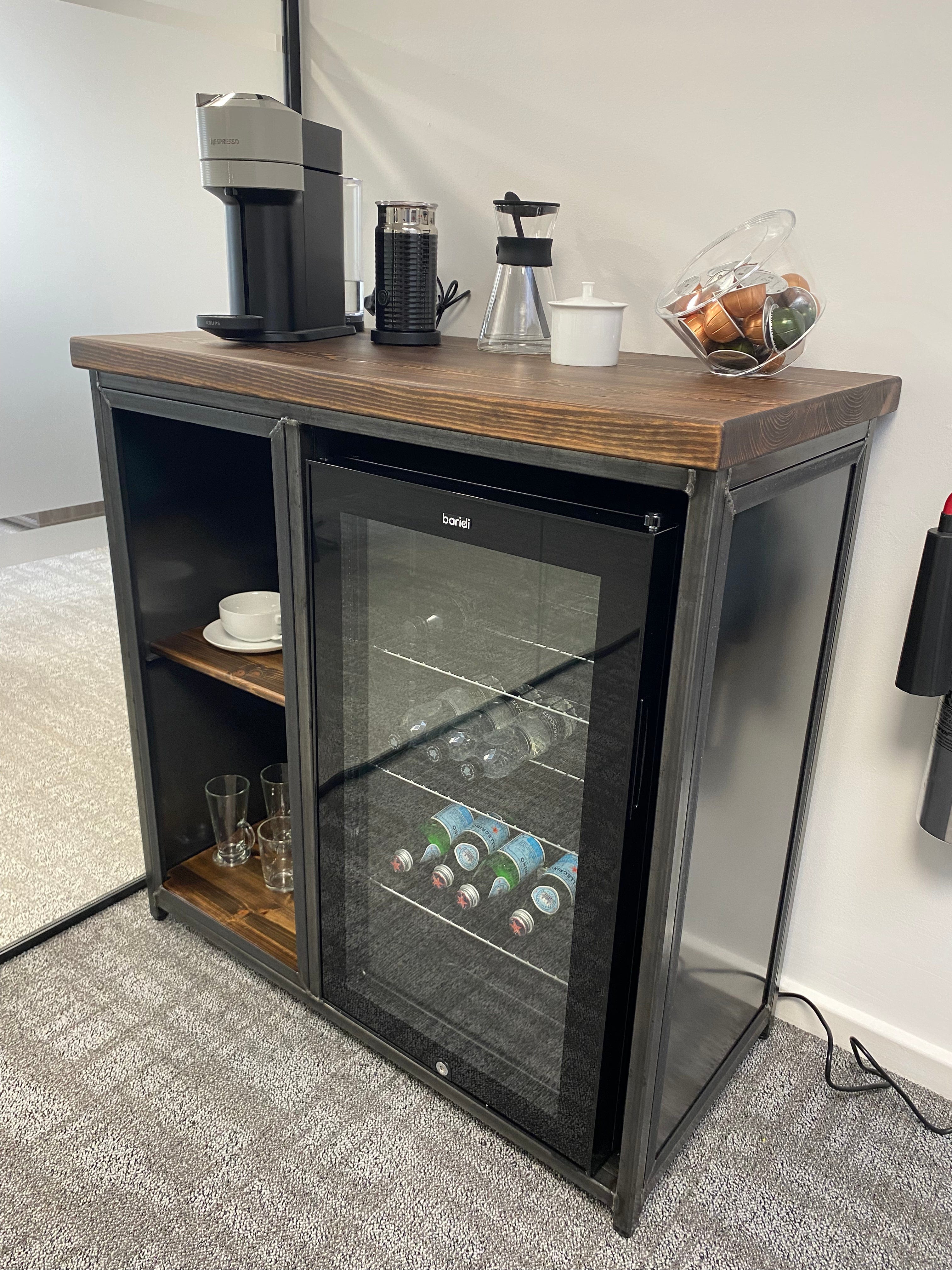 Modern Home Bar, Coffee Station Sideboard Cabinet  RSD Furniture   