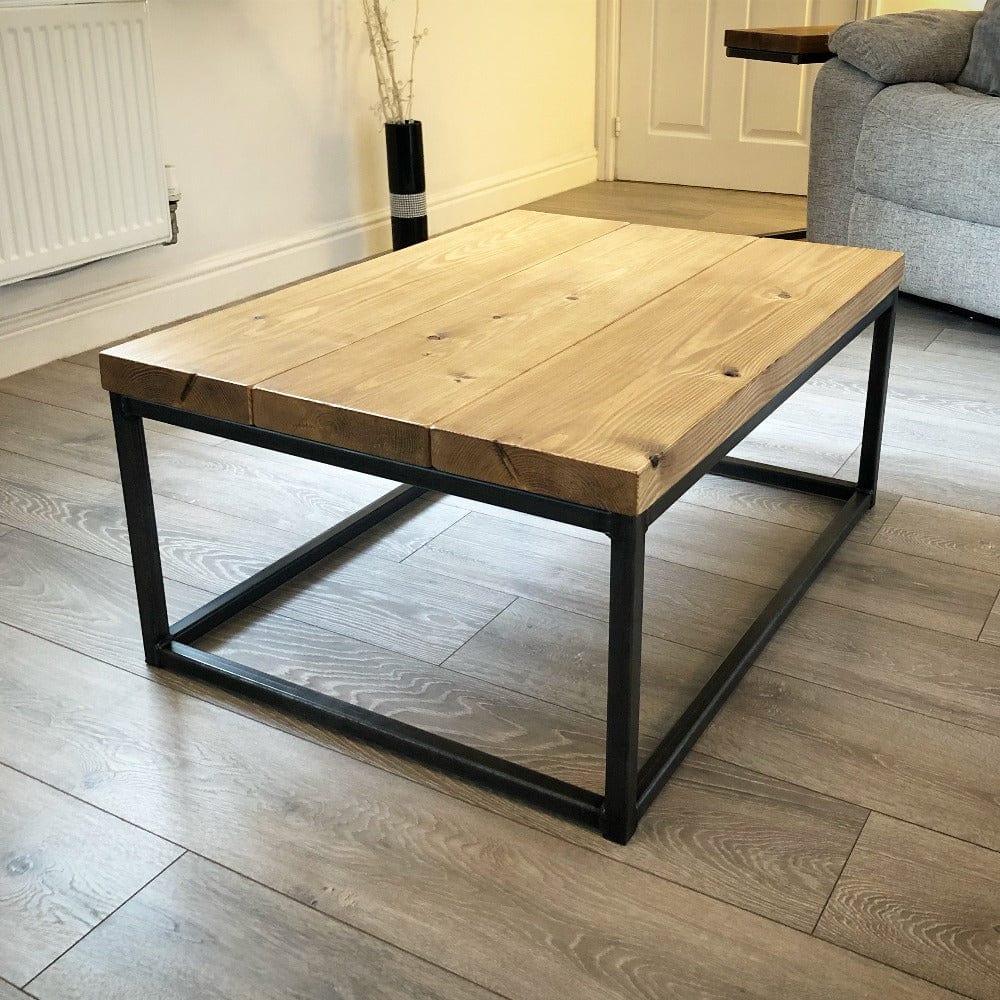 Industrial style Coffee Table - Wood and Metal Rustic coffee table FREE DELIVERY   